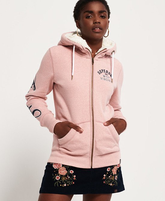 Aria Applique Zip Hoodie £59.99! Superdry™ Promotion