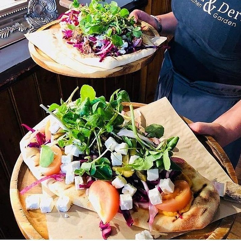 Get yourself out from behind that desk and head down for one of mouth watering Flatbreads