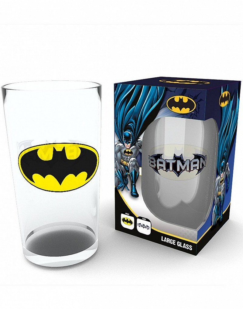 DC COMICS BATMAN LOGO PINT GLASS