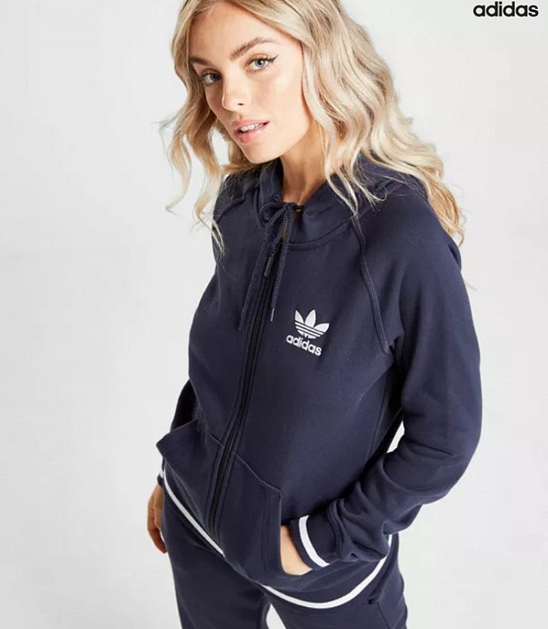 Save on adidas Originals Trefoil Stripe Full Zip Hoodie