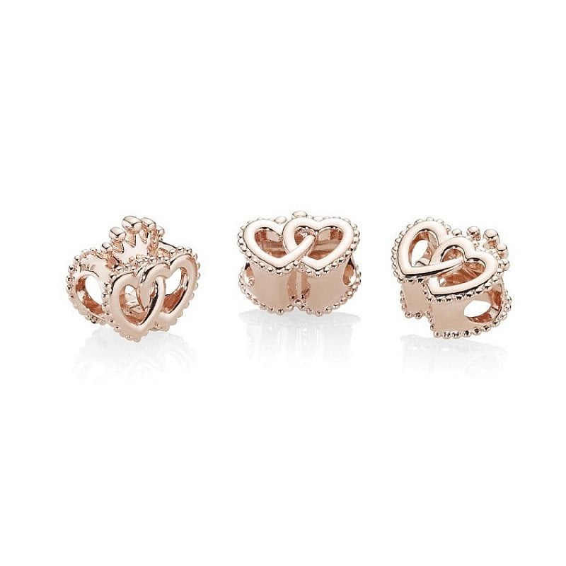 NEW - PANDORA ROSE UNITED REGAL HEARTS CHARM £45.00!