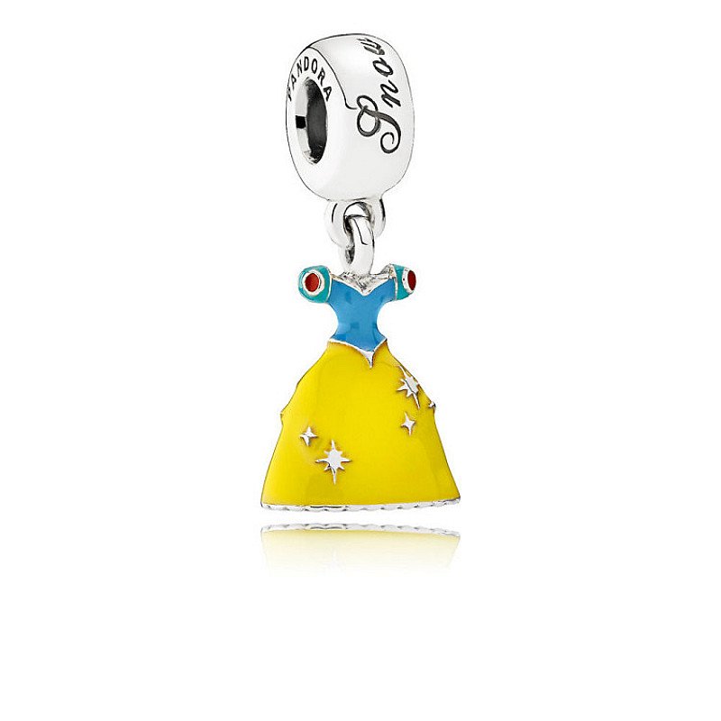 SAVE 36% - DISNEY, SNOW WHITE'S DRESS PENDANT CHARM!