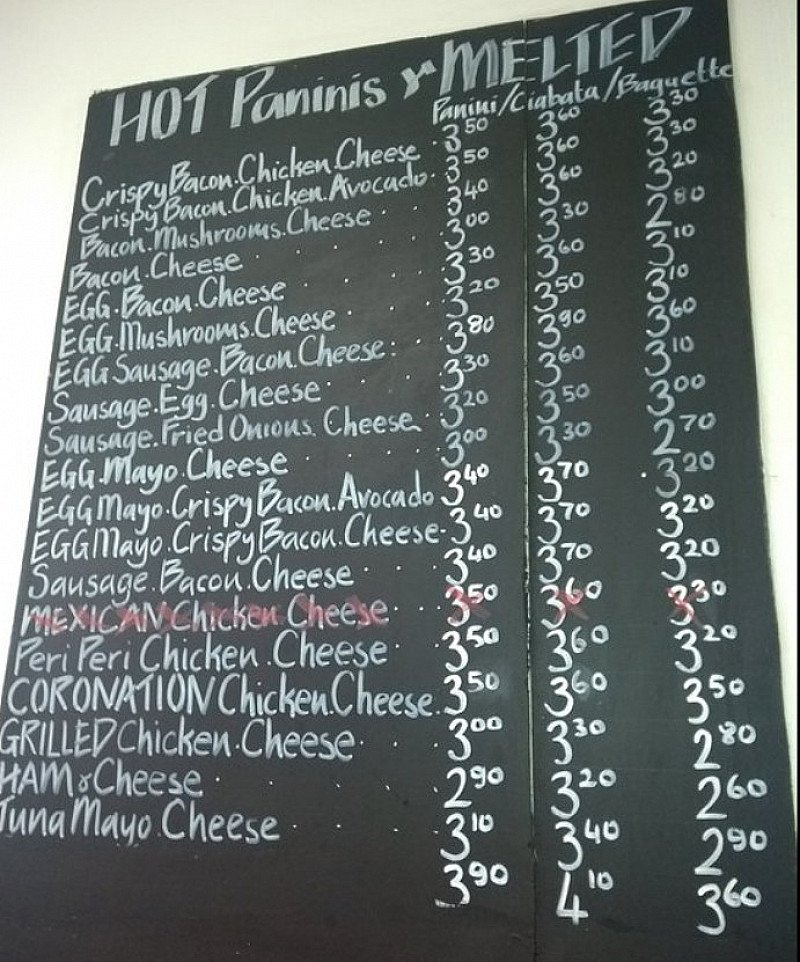 Come in for a hot panini