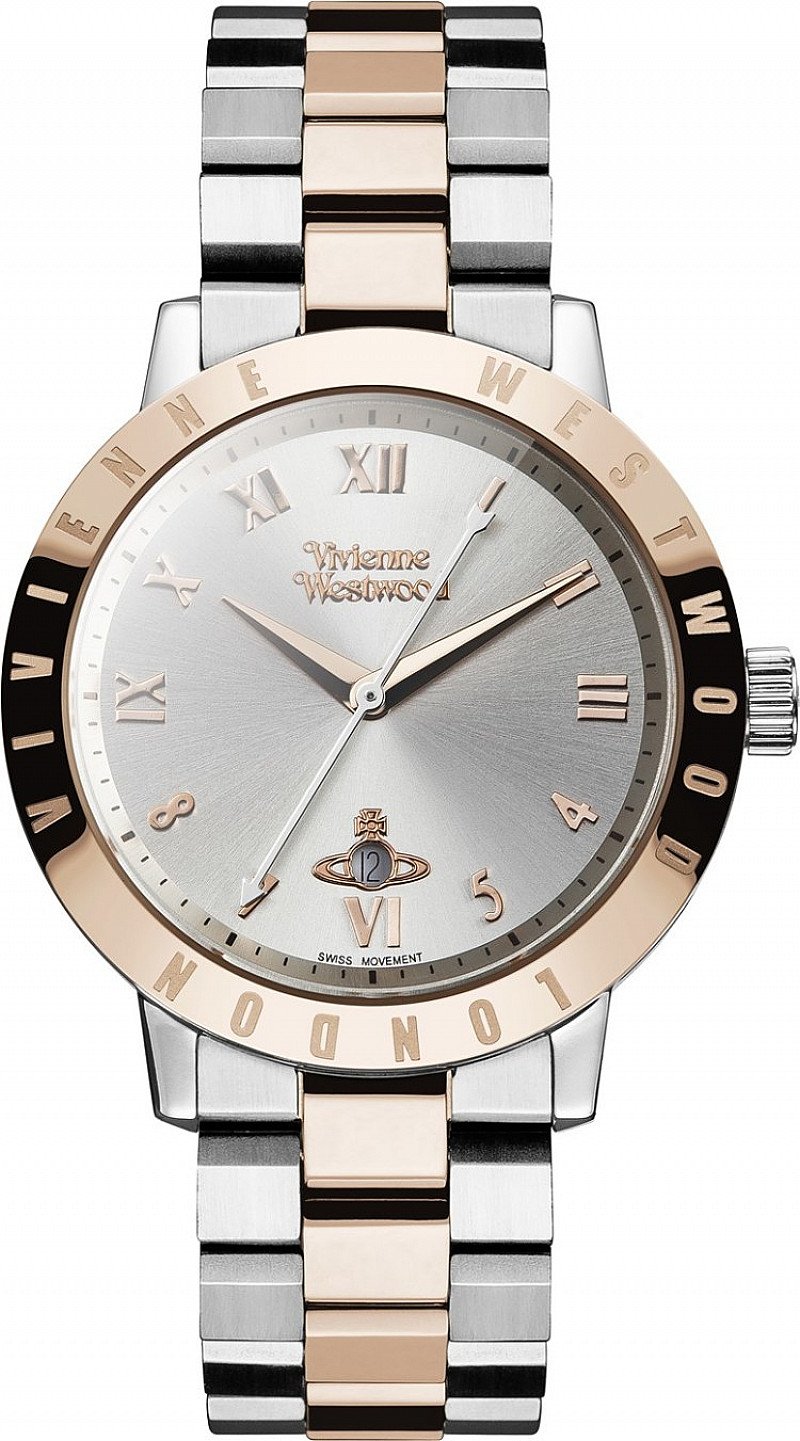 CHRISTMAS GIFTS - VIVIENNE WESTWOOD ROSE GOLD & SILVER BLOOMSBURY WATCH £285.00!