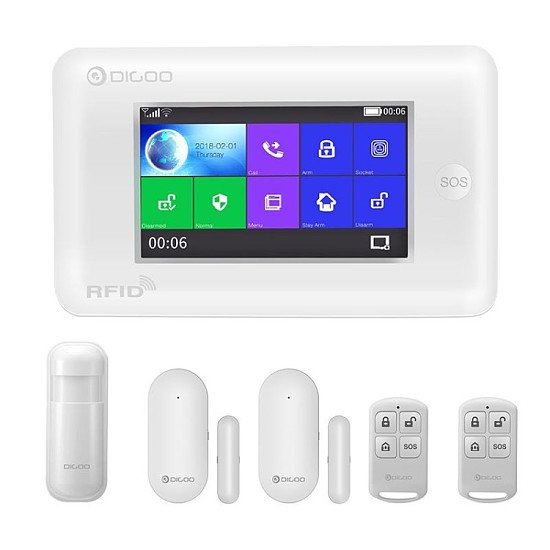BLACK FRIDAY 50% OFF!! Digoo Touch Screen Smart Home Security Alarm System