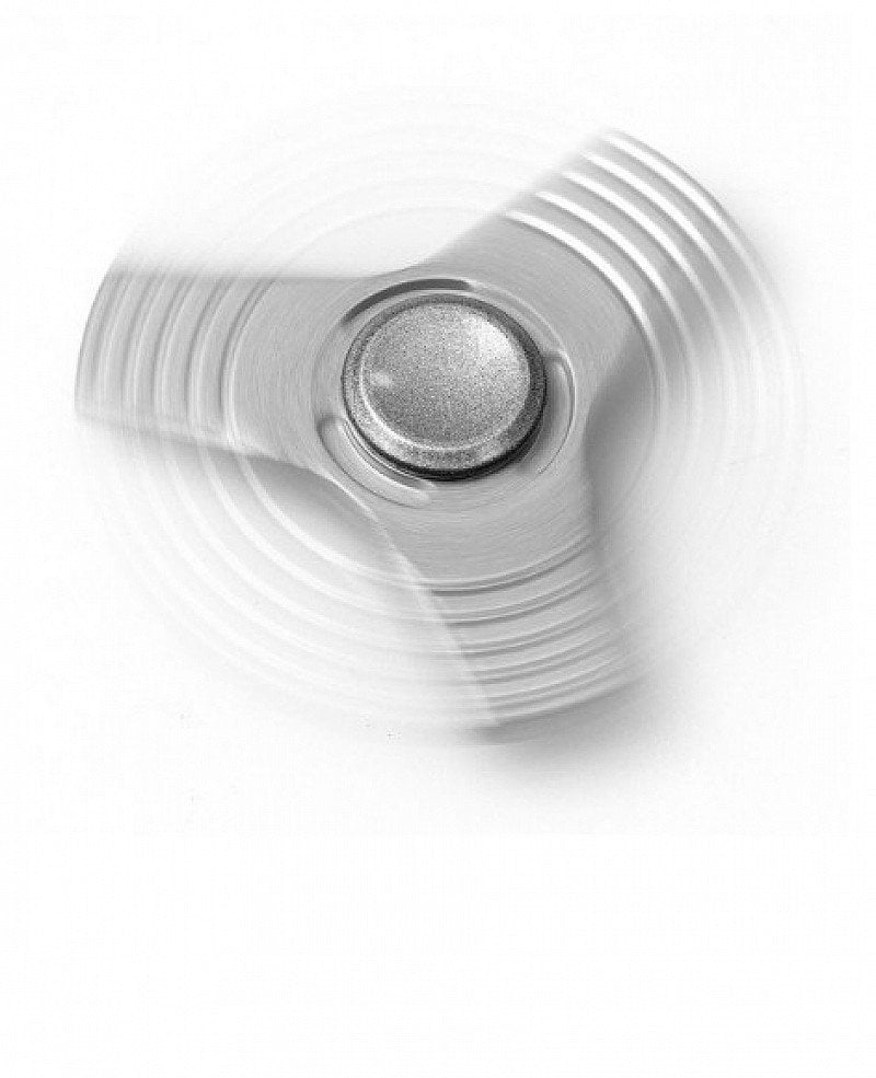 SALE, FOR CHRISTMAS GIFTS - METAL SPINNER SILVER!