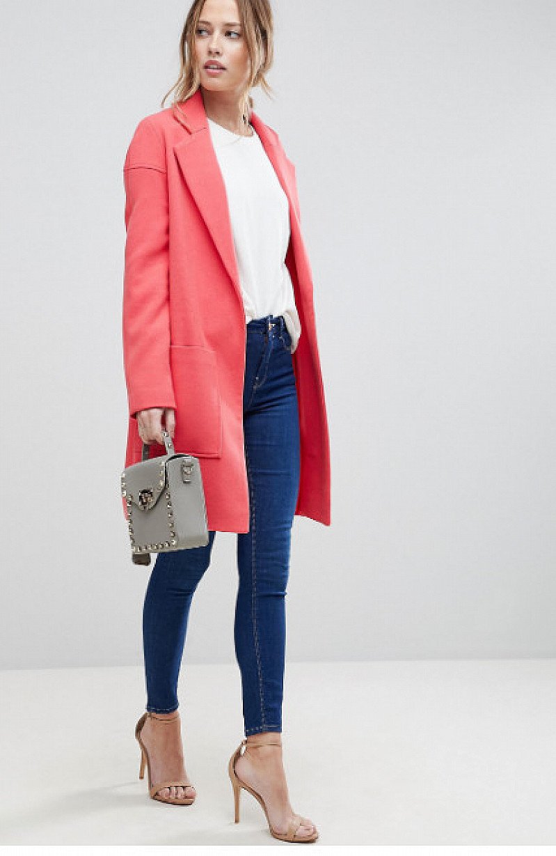 Save on this ASOS Crepe Pocket Detail Coat