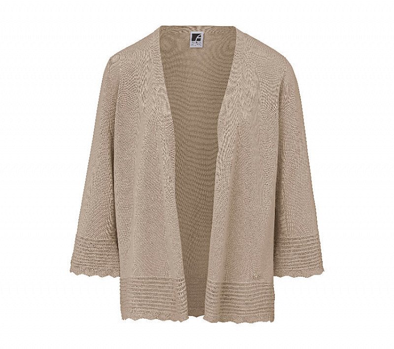 Save- Cardigan in open-fronted A-line style