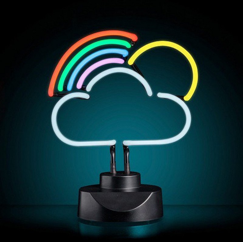 SAVE- RAINBOW AND CLOUD NEON LIGHT