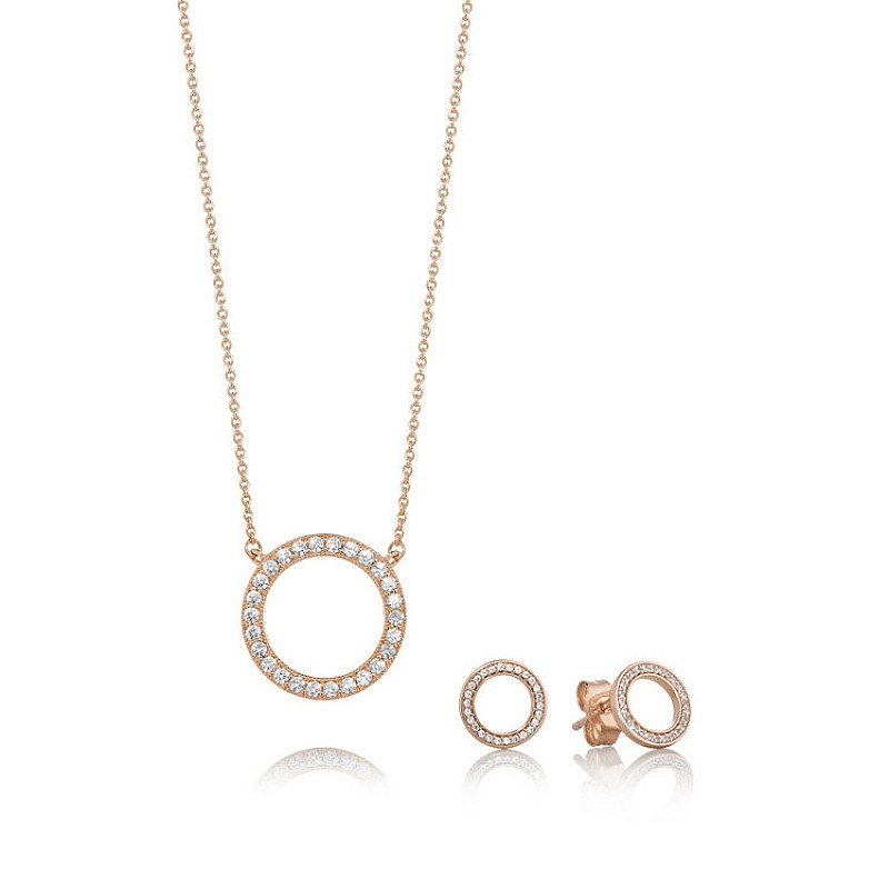 SAVE ON CHRISTMAS GIFT SETS - PANDORA ROSE HEARTS OF PANDORA JEWELLERY SET!