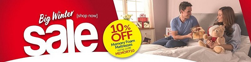 BIG WINTER SALEM UP TO 50% OFF MATTRESSES!