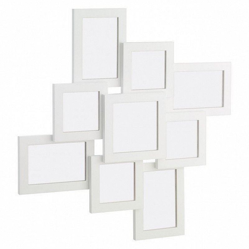 BIG SAVINGS ON HOME ACCESSORIES - Wilko White Multi Aperture Photo Frame!