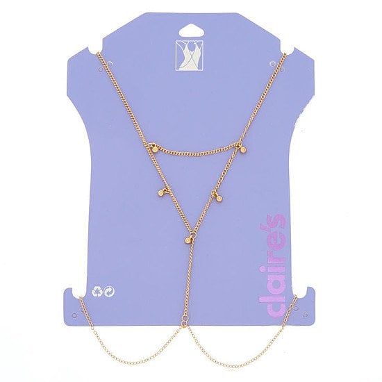 SALE, SAVE ON BODY ACCESSORIES - Gold Beaded Body Chain!