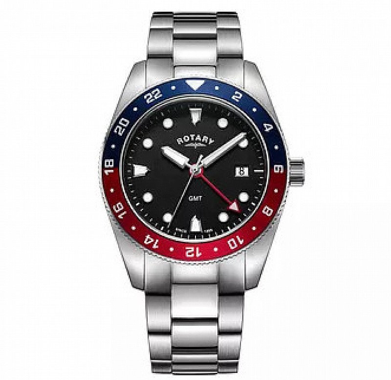 Save- Rotary Men's Stainless Steel Bracelet Watch