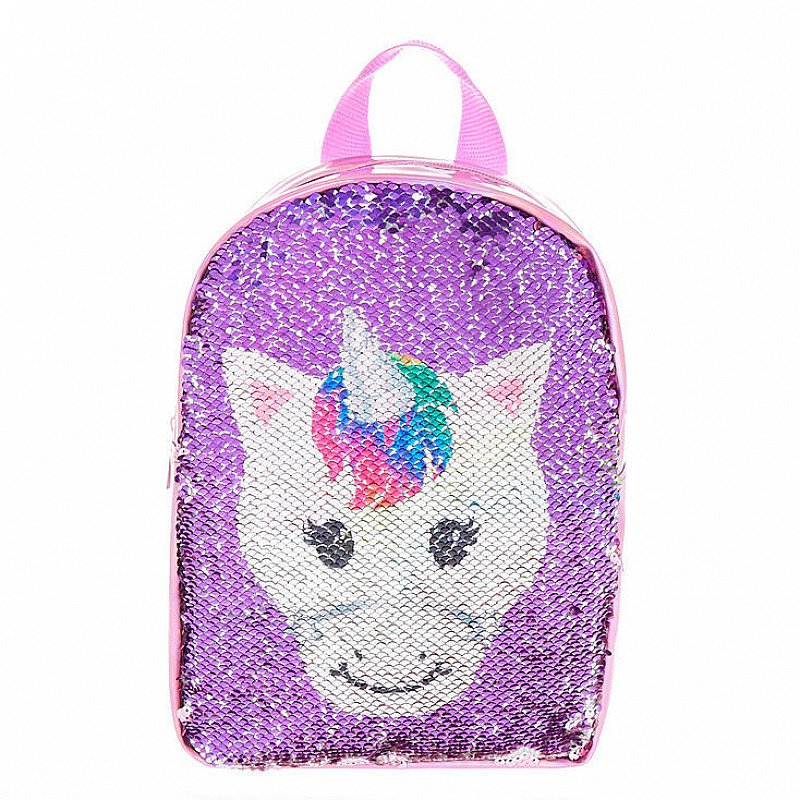 SALE - Claire's Club Reversible Sequins Unicorn Backpack - Pink!
