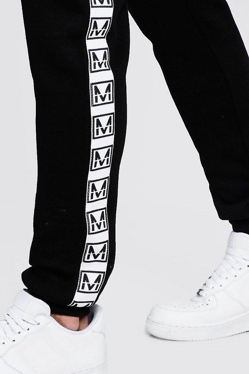SALE - M TAPE SKINNY FIT JOGGERS