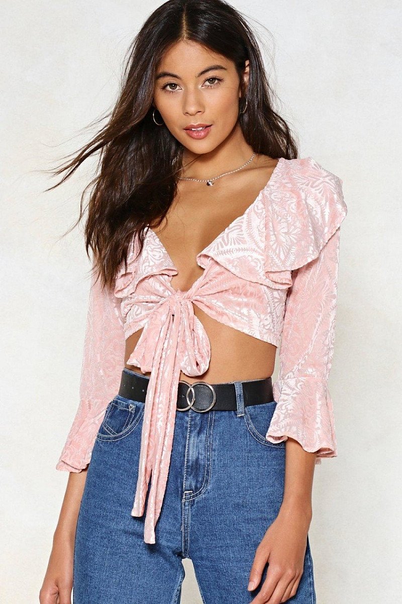 SALE - In This Together Devore Crop Top!