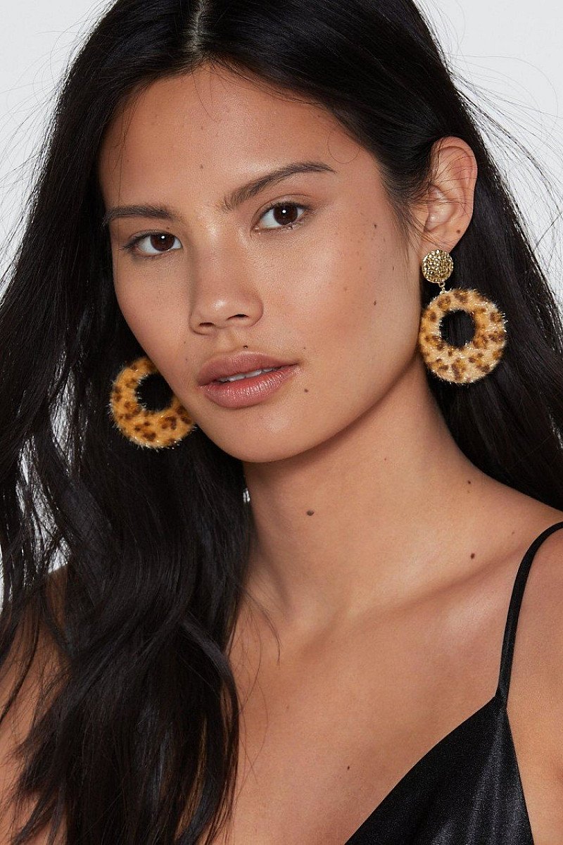 SALE - Leopard to Believe Faux Fur Earrings!
