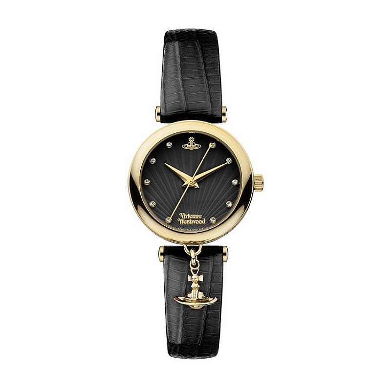 SAVE 30% - VIVIENNE WESTWOOD BLACK TRAFALGAR WATCH