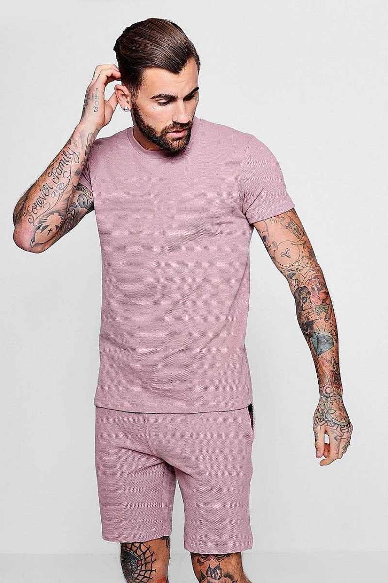 SALE - PIQUE TEE & SHORT SET!