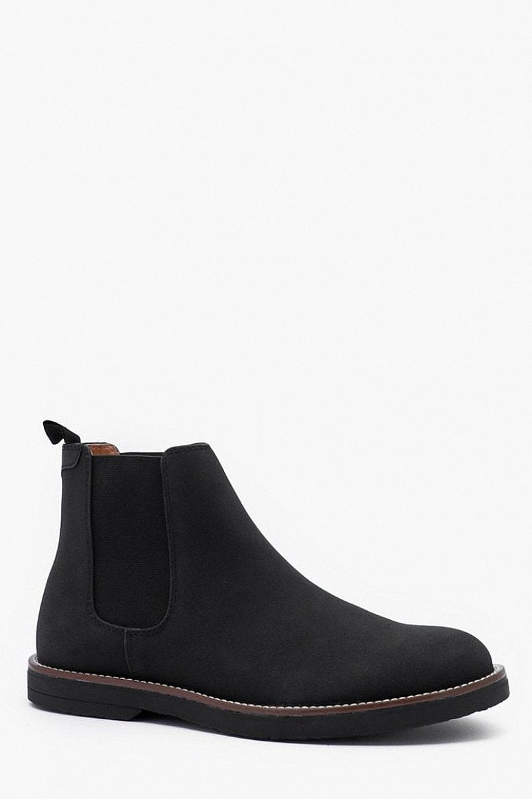 50% off Footwear - HEAVY SOLE FAUX LEATHER CHELSEA BOOT