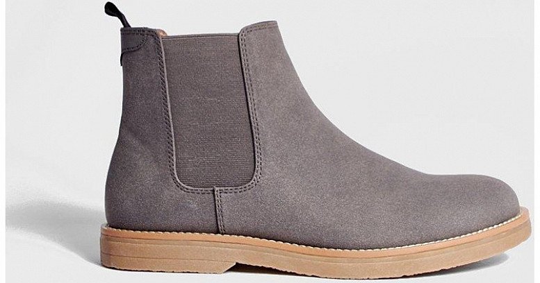 50% off Footwear - HEAVY SOLE FAUX LEATHER CHELSEA BOOT