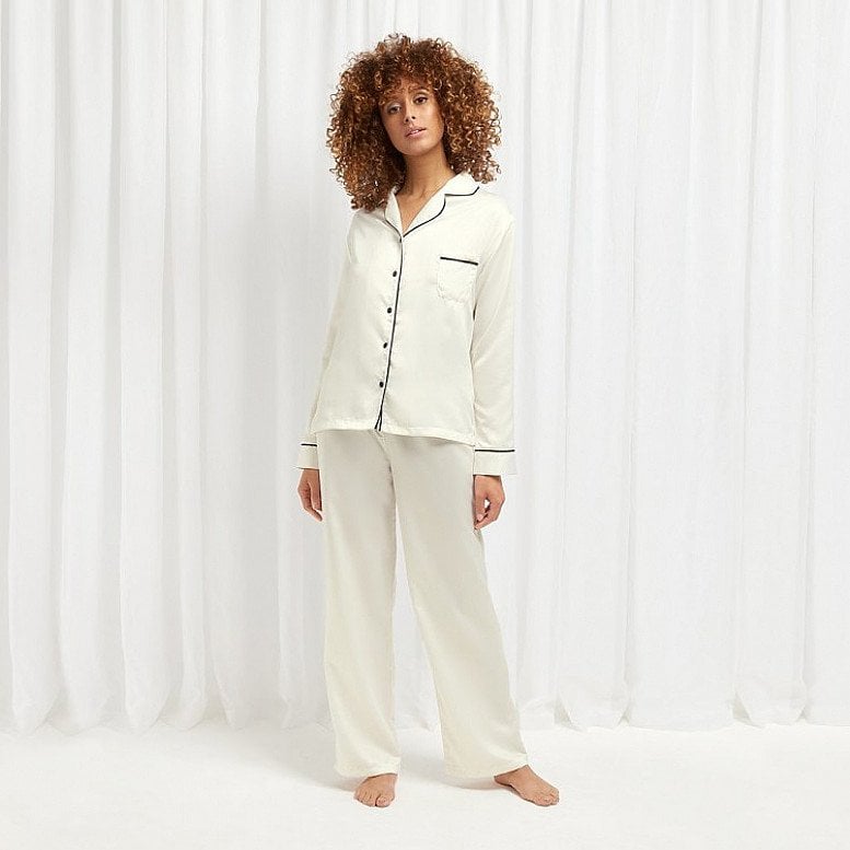 Bluebella 10% off Nightwear Gifts Collection - Inc. CLAUDIA SHIRT AND TROUSER CREAM
