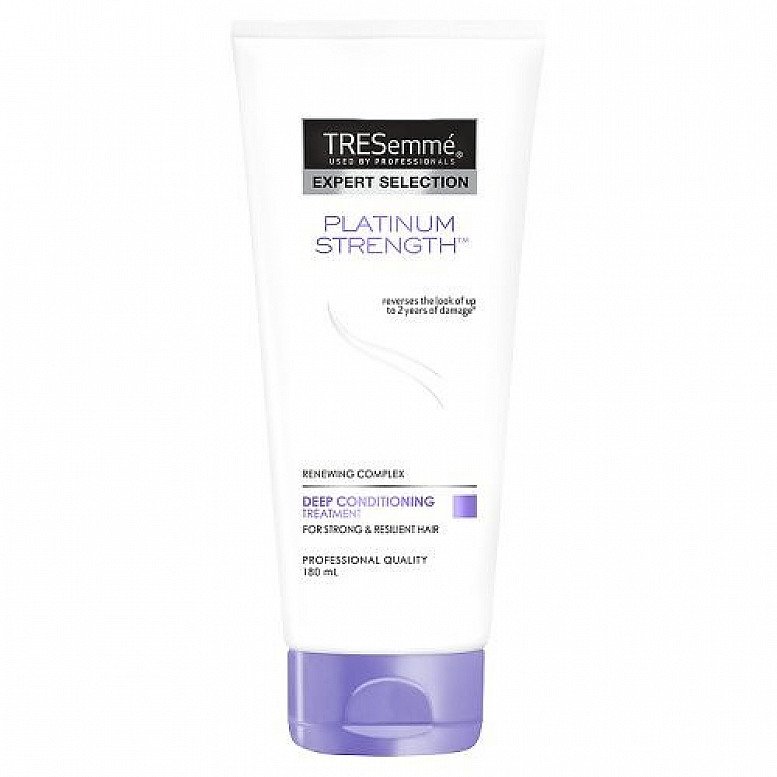 Save over 50% on professional salon quality hair care! TRESemmé Platinum Strength Deep Conditioner!