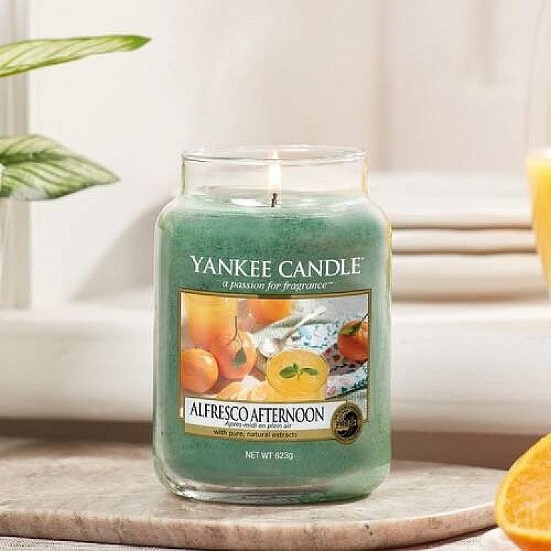 SALE ON YANKEE CANDLES - YANKEE CANDLE ALFRESCO AFTERNOON LARGE JAR