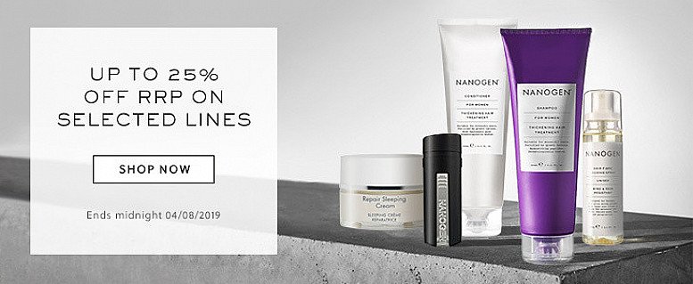 Nanogen Sale on Selected Lines!