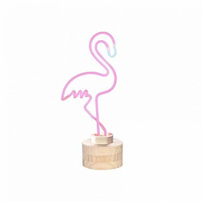 Lumo Flamingo LED Neon Light! RRP £12, Now Only £4.99!