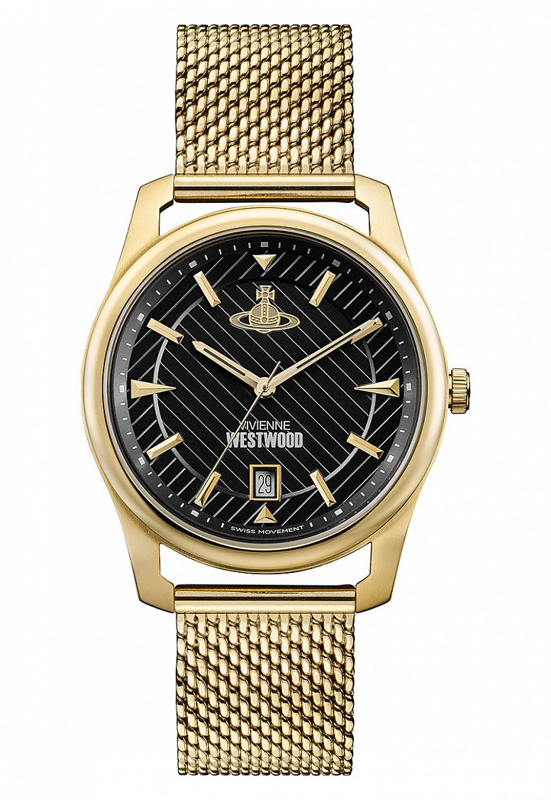 SALE on Vivienne Westwood Gold & Black Holborn Watch!
