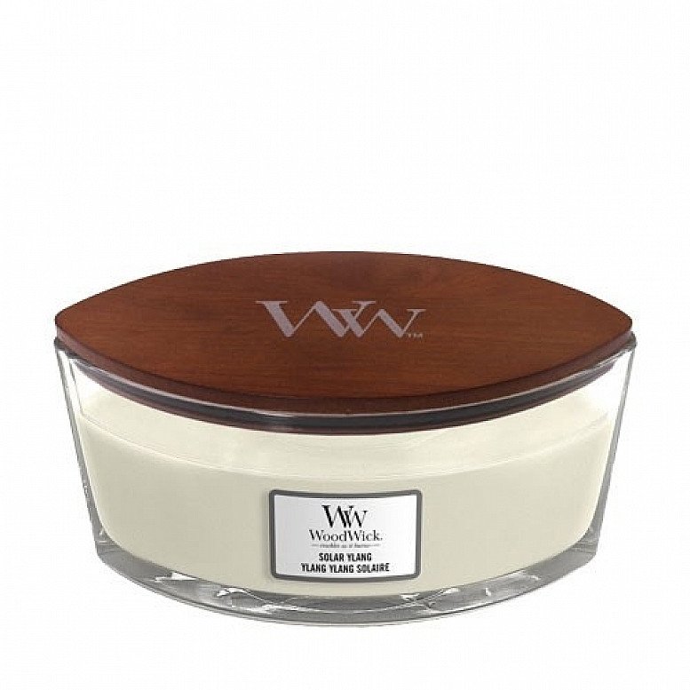 SAVE 15% - WOODWICK SOLAR YLANG HEARTHWICK JAR CANDLE