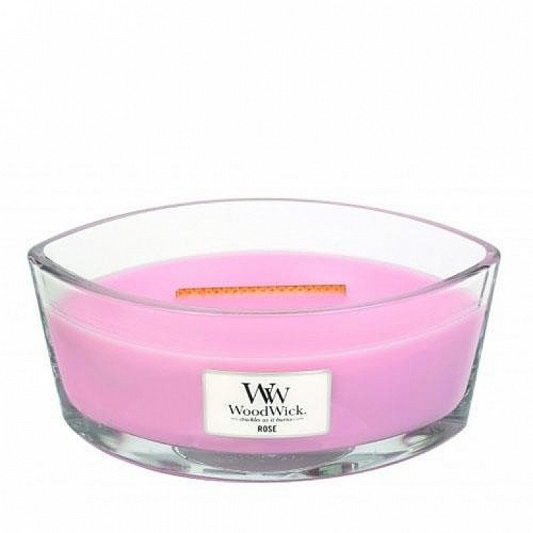 SAVE 15% - WOODWICK ROSE HEARTHWICK JAR CANDLE