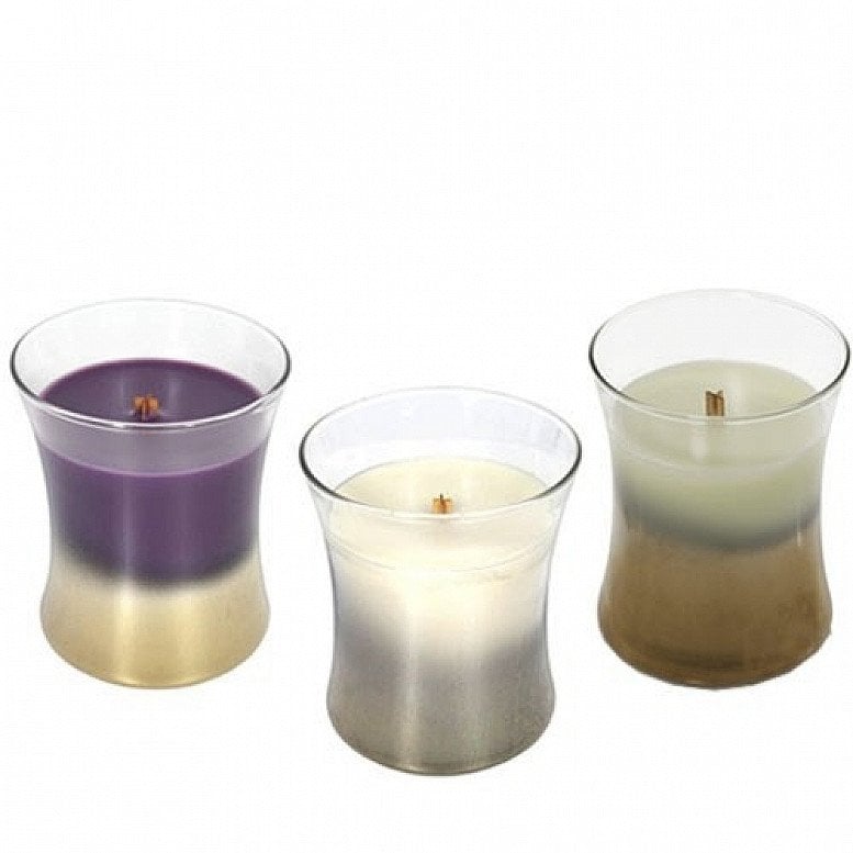 SAVE 50% - WOODWICK FLORAL NIGHT 3 MEDIUM JAR COLLECTION!