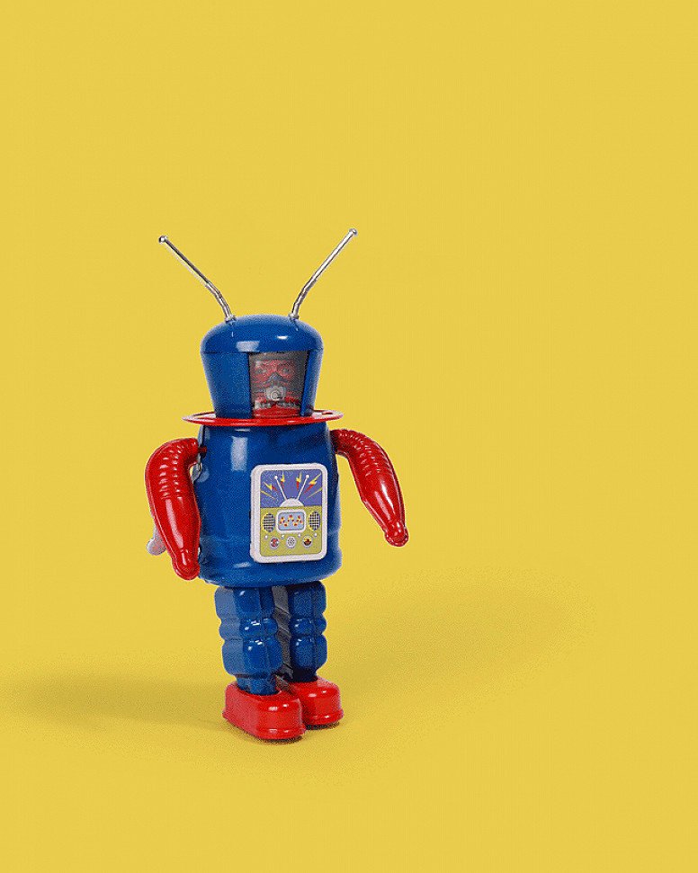 We love the vintage style toys: Astronaut Explorer Tin Toy - £24.99!