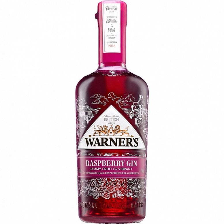 Gifts For Her - Warner's Raspberry & Fresh Hedgerow Fruit Gin 70CL: £39.50!