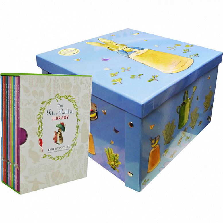 SAVE- Peter Rabbit Library and Collapsible Storage Box Bundle