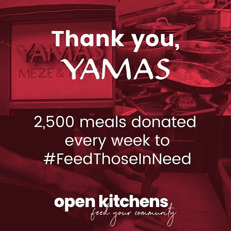 We are incredibly proud to have joined OpenKitchens, providing free meals to the vulnerable