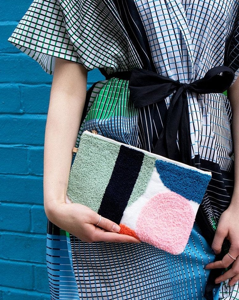 SAVE- Delice Embroidered Pouch
