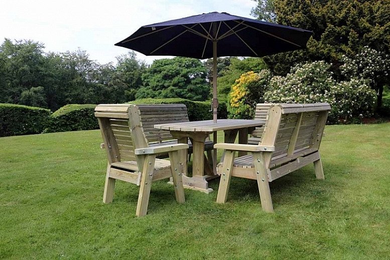 Ergonomical Table With 6 Seats Patio Set – ET102