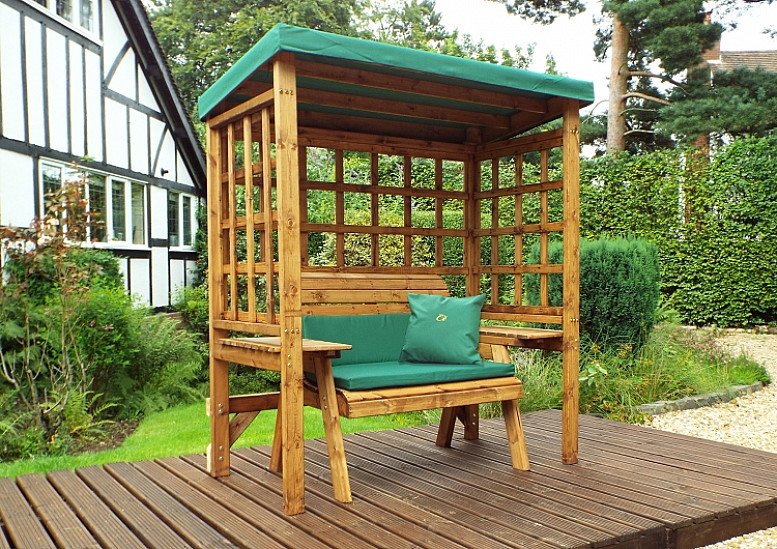 Wentworth Garden Arbour – Green 2 Seater HB144G