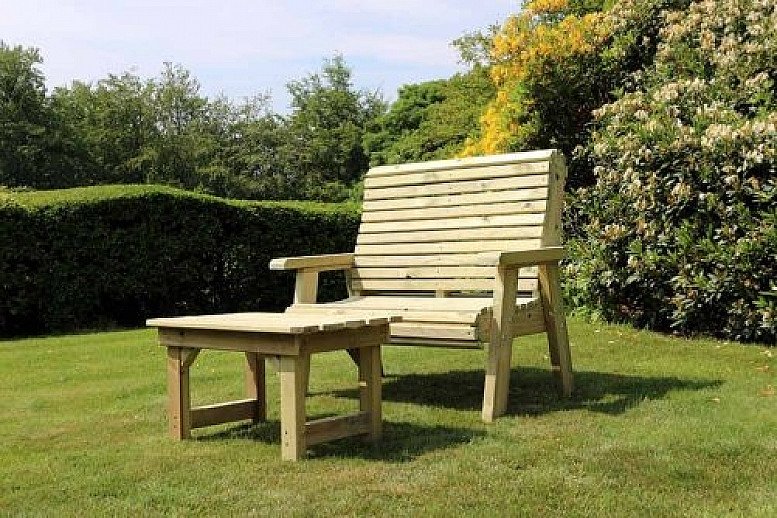 Ergonomical 2 Seater Bench with Coffee Table – ES102C