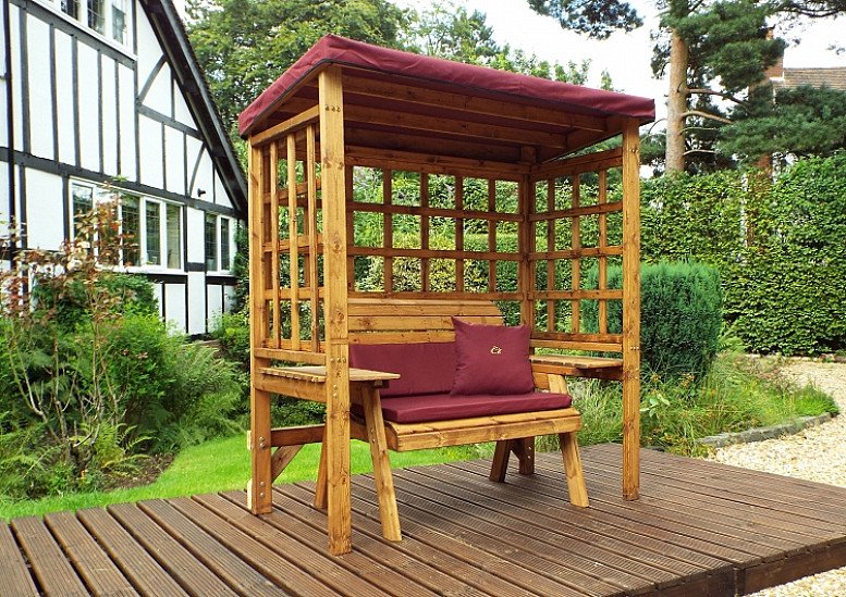 Wentworth Garden Arbour – Burgundy 2 Seater HB144B