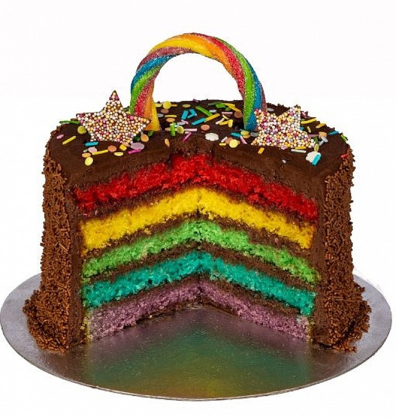 The Chocolate Rainbow Layer Cake - £35.00 Nationwide delivery available!