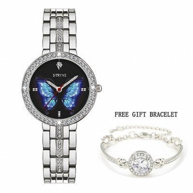 LADIES BUTTERFLY DESIGN WATCH