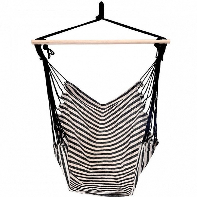 SAVE 50% - Hanging Hammock Chair - Black!