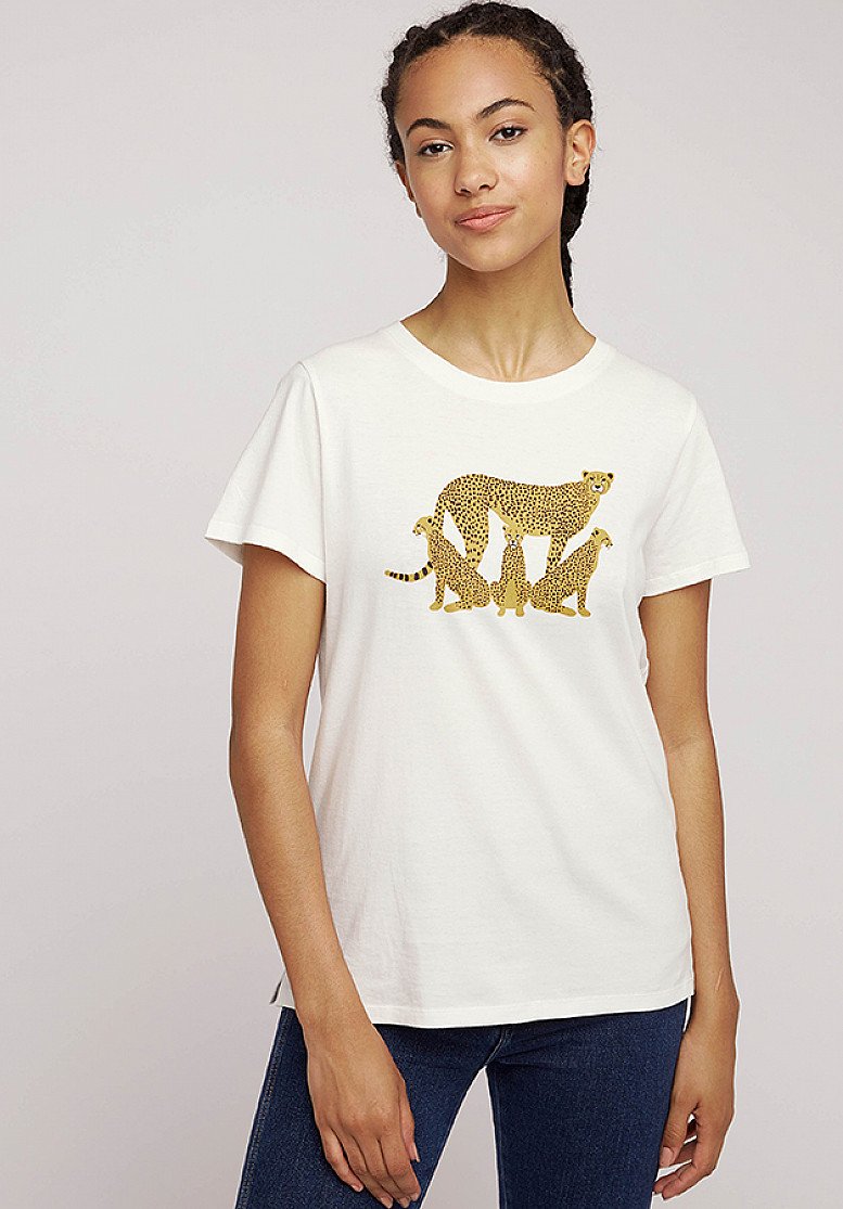 OFFER - BBC EARTH ORGANIC CHEETAH TEE