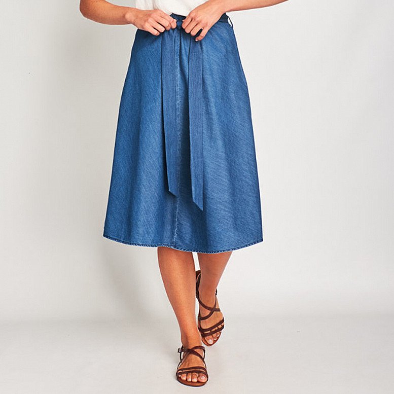 OFFER - BIBICO ANNA SWING SKIRT, DENIM