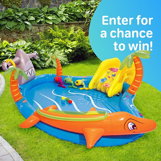 WIN this Inflatable Kids Sea Life Paddling Pool and Play Centre for